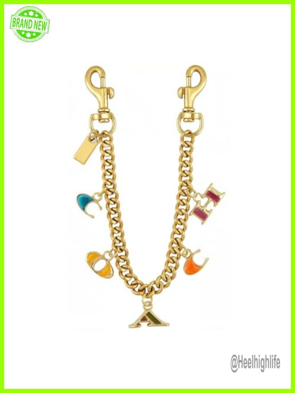 Bag Charm Keychain Purse Charms for Women Handbags Strawberry Resin Metal